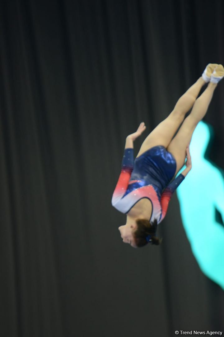 FIG Trampoline Gymnastics World Cup in Baku continues  (PHOTO)