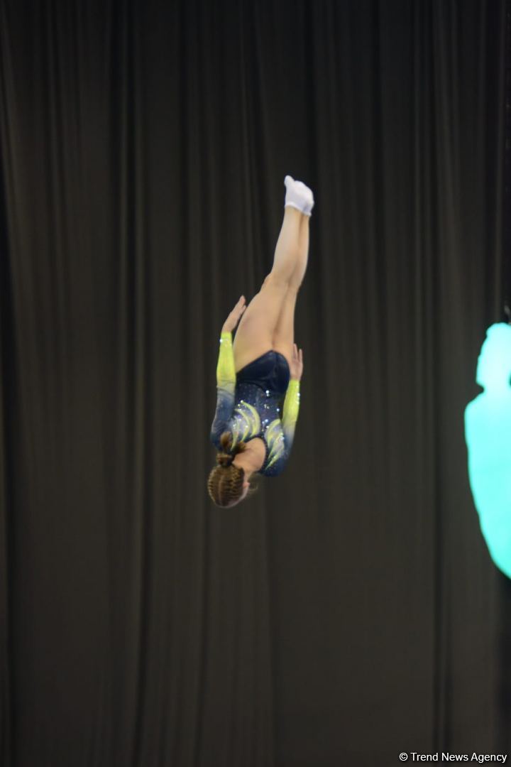 FIG Trampoline Gymnastics World Cup in Baku continues  (PHOTO)
