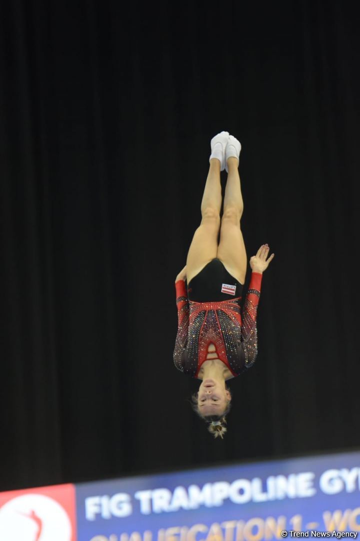FIG Trampoline Gymnastics World Cup in Baku continues  (PHOTO)