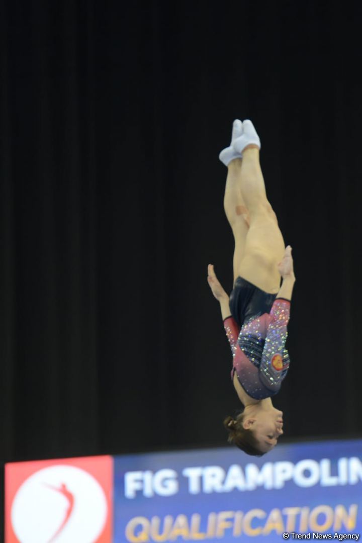 FIG Trampoline Gymnastics World Cup in Baku continues  (PHOTO)