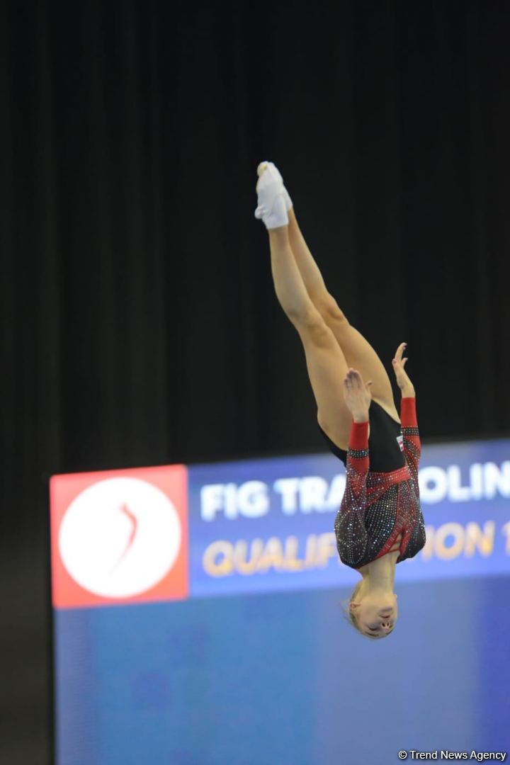 FIG Trampoline Gymnastics World Cup in Baku continues  (PHOTO)