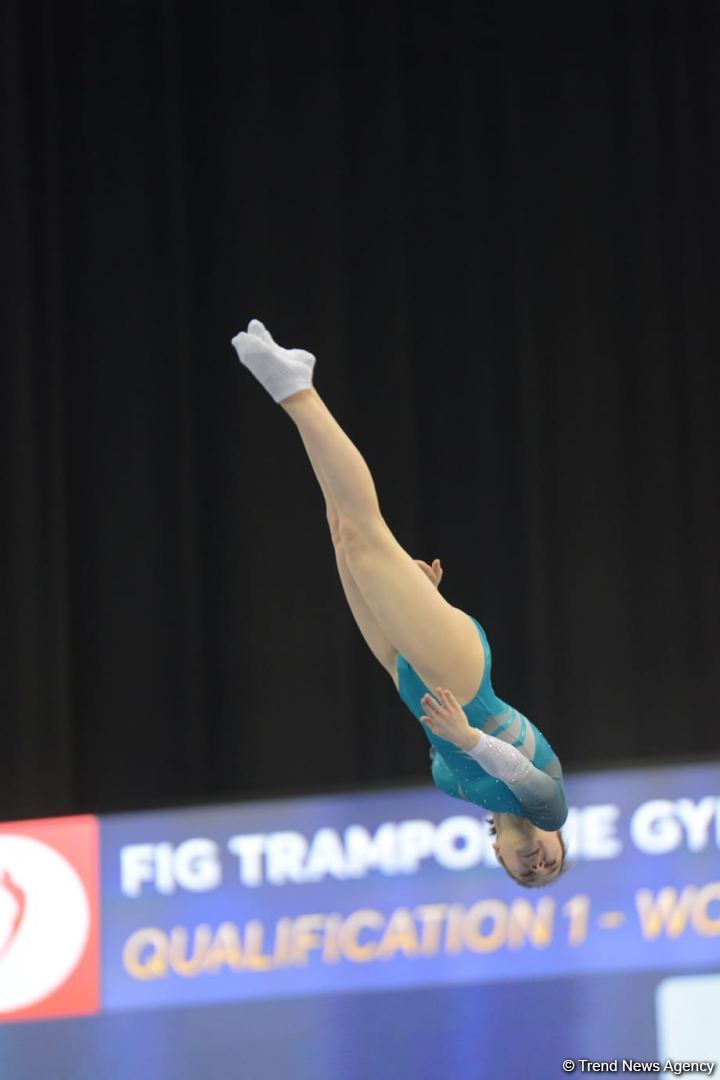 FIG Trampoline Gymnastics World Cup in Baku continues  (PHOTO)