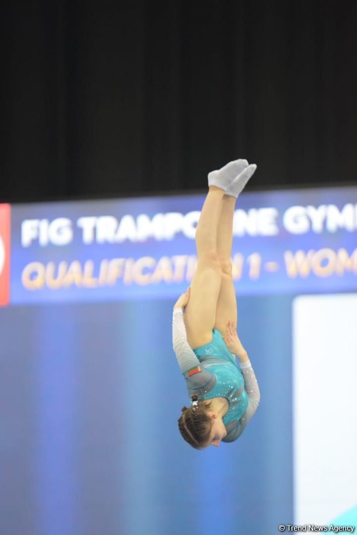 FIG Trampoline Gymnastics World Cup in Baku continues  (PHOTO)