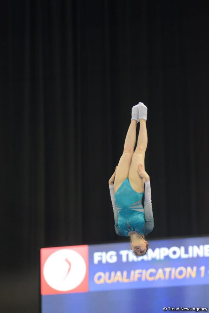 FIG Trampoline Gymnastics World Cup in Baku continues  (PHOTO)