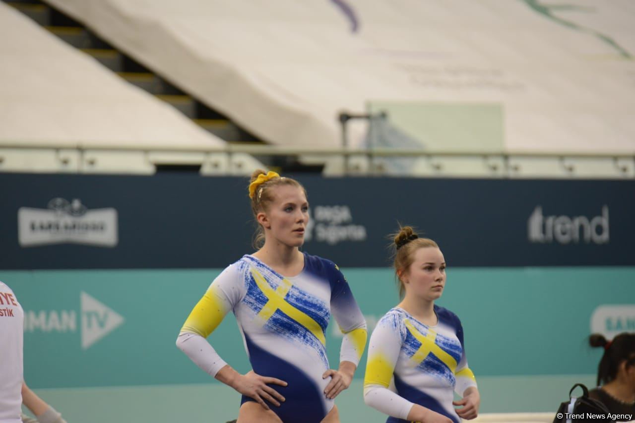 Best moments of first day of Trampoline World Cup in Baku (PHOTO)
