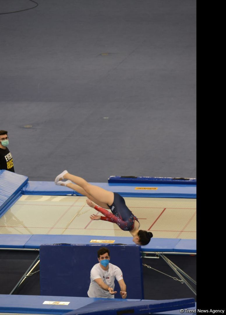 Best moments of first day of Trampoline World Cup in Baku (PHOTO)
