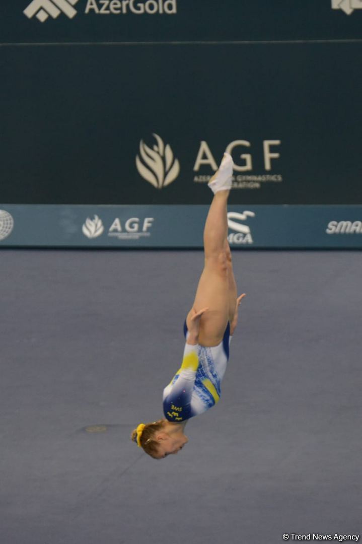 Best moments of first day of Trampoline World Cup in Baku (PHOTO)