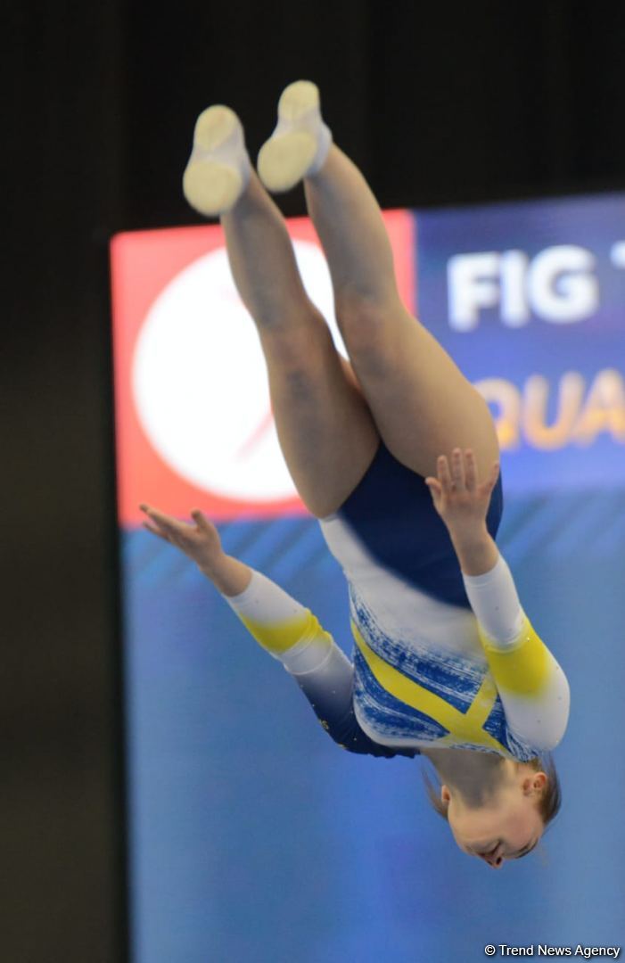 Best moments of first day of Trampoline World Cup in Baku (PHOTO)