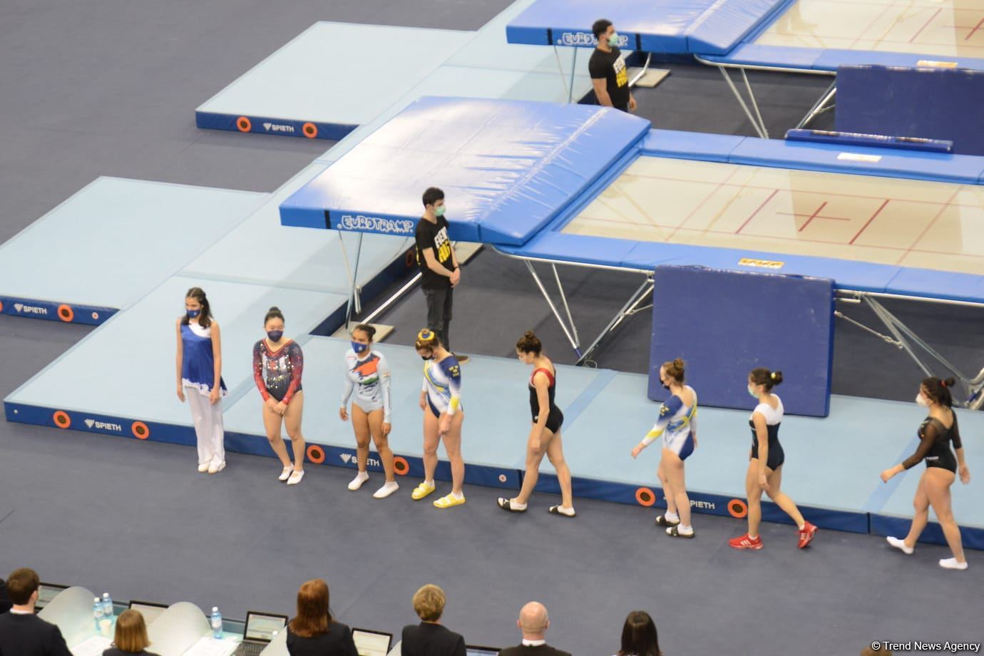 Azerbaijani gymnast Seljan Mahsudova reaches Trampoline World Cup finals in Baku (PHOTO)