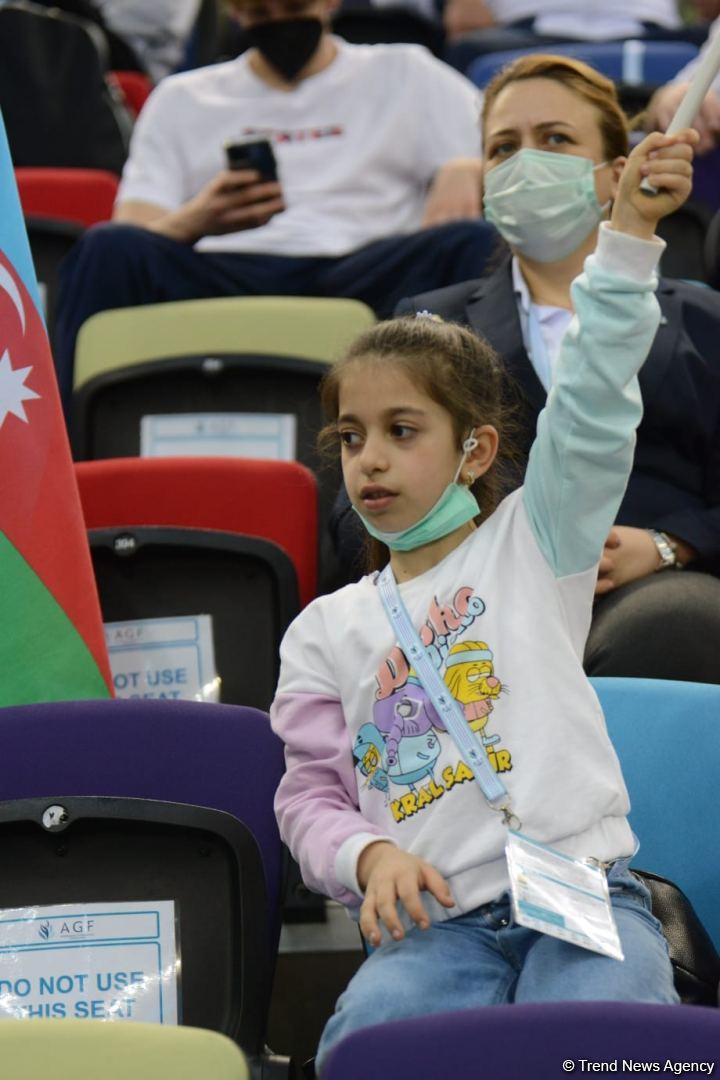 Azerbaijani gymnast Seljan Mahsudova reaches Trampoline World Cup finals in Baku (PHOTO)