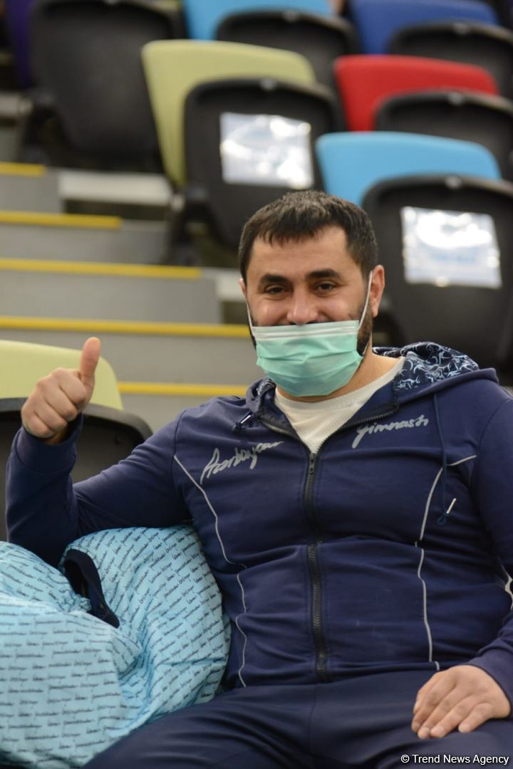 Azerbaijani gymnast Seljan Mahsudova reaches Trampoline World Cup finals in Baku (PHOTO)