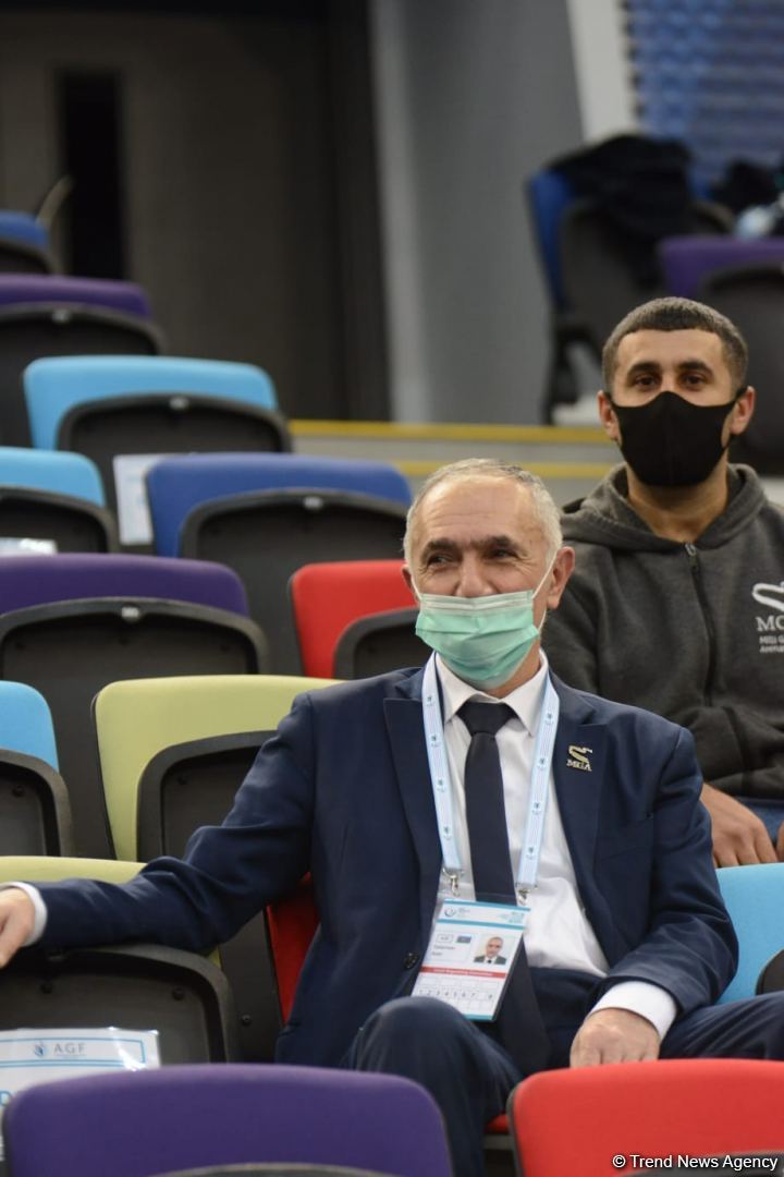 Azerbaijani gymnast Seljan Mahsudova reaches Trampoline World Cup finals in Baku (PHOTO)