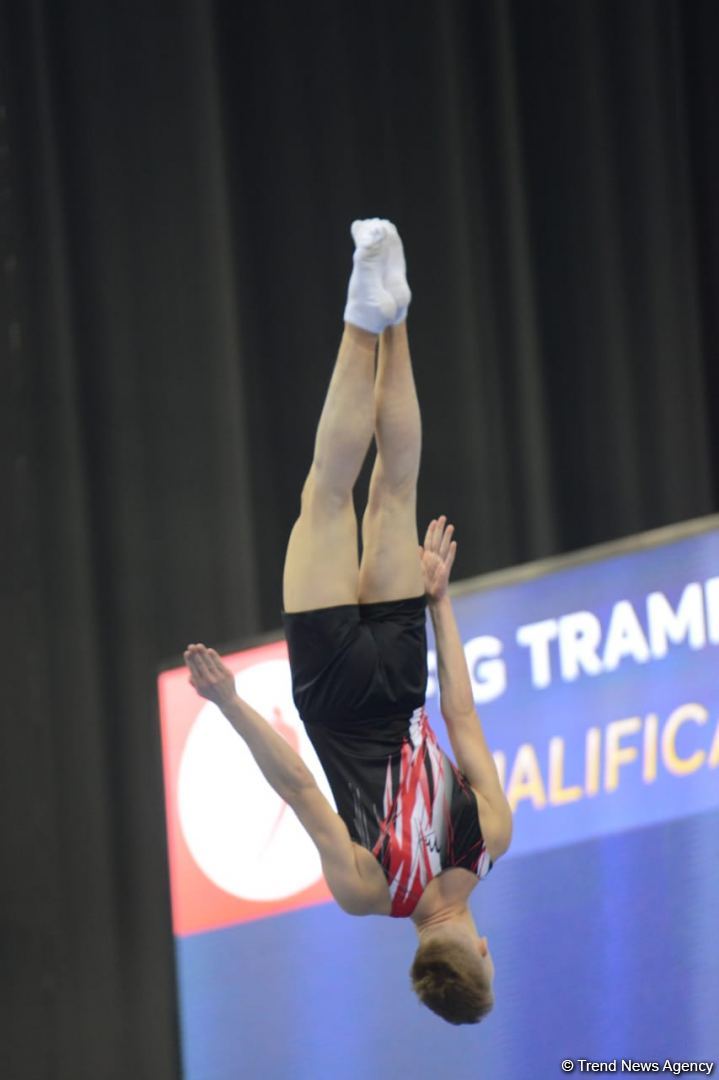 Final day of FIG Trampoline Gymnastics World Cup starts in Baku (PHOTO)