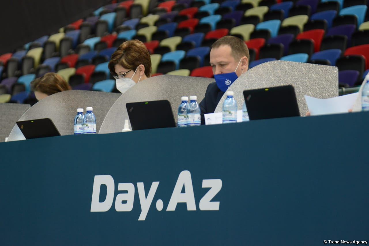 Final day of FIG Trampoline Gymnastics World Cup starts in Baku (PHOTO)