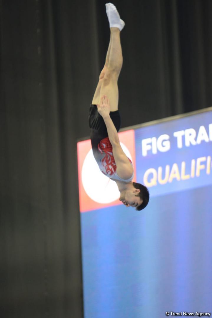 Final day of FIG Trampoline Gymnastics World Cup starts in Baku (PHOTO)
