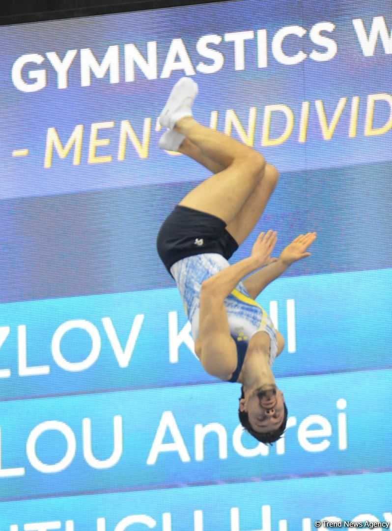 Final day of FIG Trampoline Gymnastics World Cup starts in Baku (PHOTO)