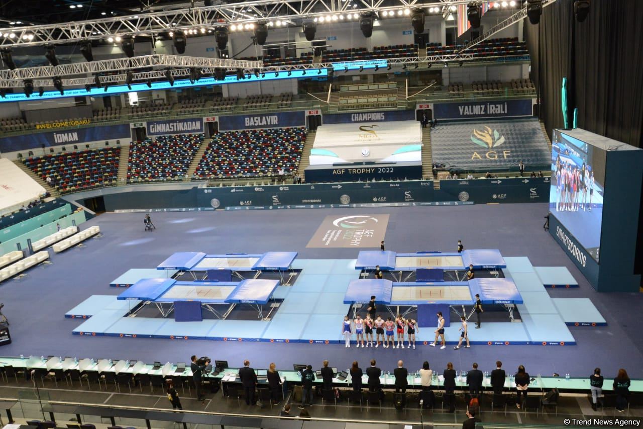 Final day of FIG Trampoline Gymnastics World Cup starts in Baku (PHOTO)