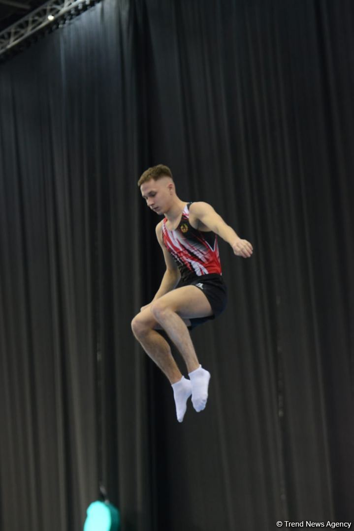 Final day of FIG Trampoline Gymnastics World Cup starts in Baku (PHOTO)