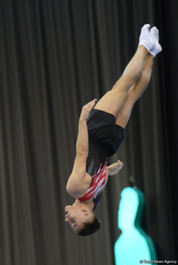 Final day of FIG Trampoline Gymnastics World Cup starts in Baku (PHOTO)