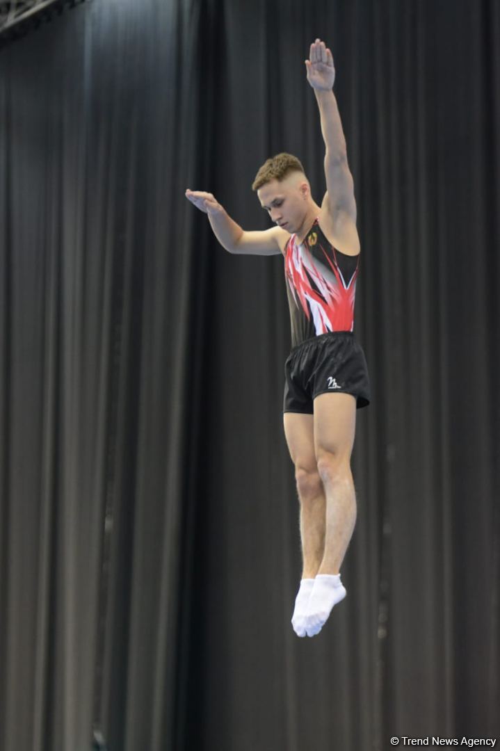 Final day of FIG Trampoline Gymnastics World Cup starts in Baku (PHOTO)