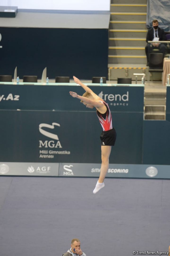 Final day of FIG Trampoline Gymnastics World Cup starts in Baku (PHOTO)