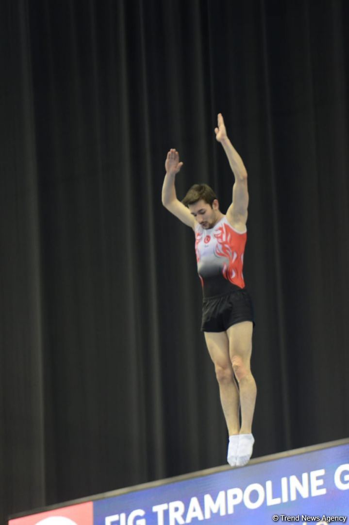 Final day of FIG Trampoline Gymnastics World Cup starts in Baku (PHOTO)