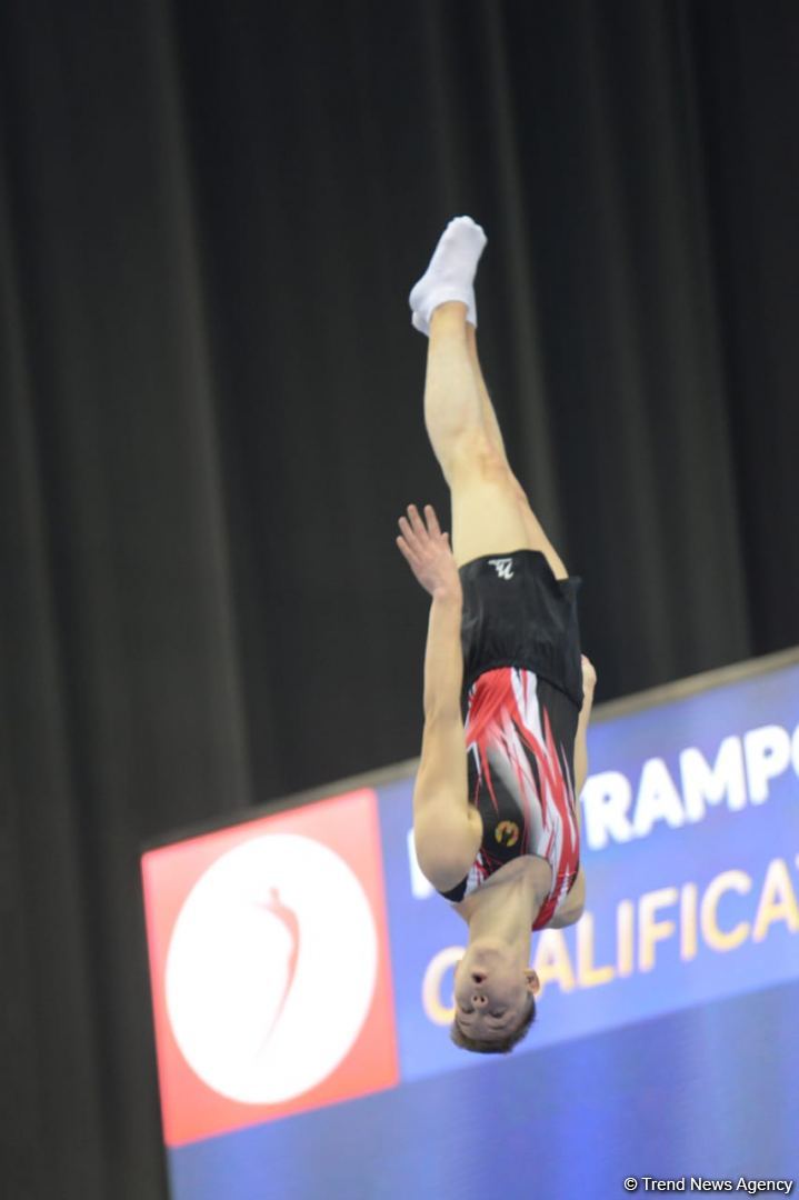 Final day of FIG Trampoline Gymnastics World Cup starts in Baku (PHOTO)