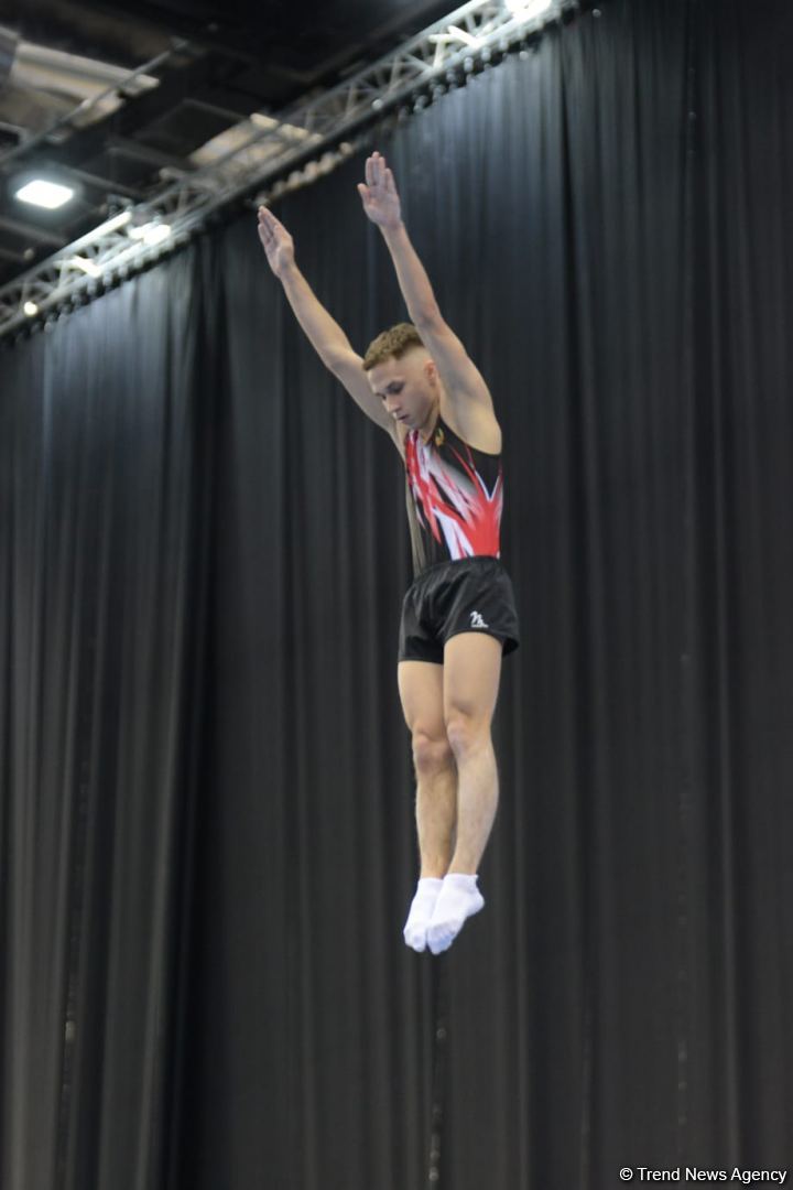 Final day of FIG Trampoline Gymnastics World Cup starts in Baku (PHOTO)