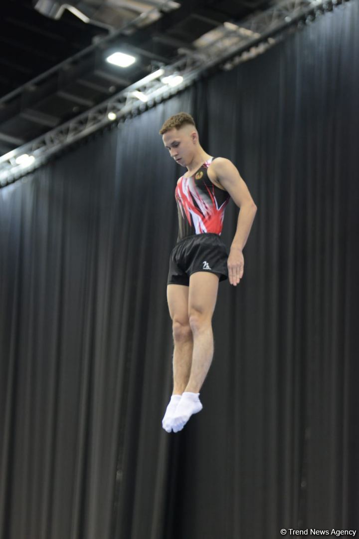 Final day of FIG Trampoline Gymnastics World Cup starts in Baku (PHOTO)
