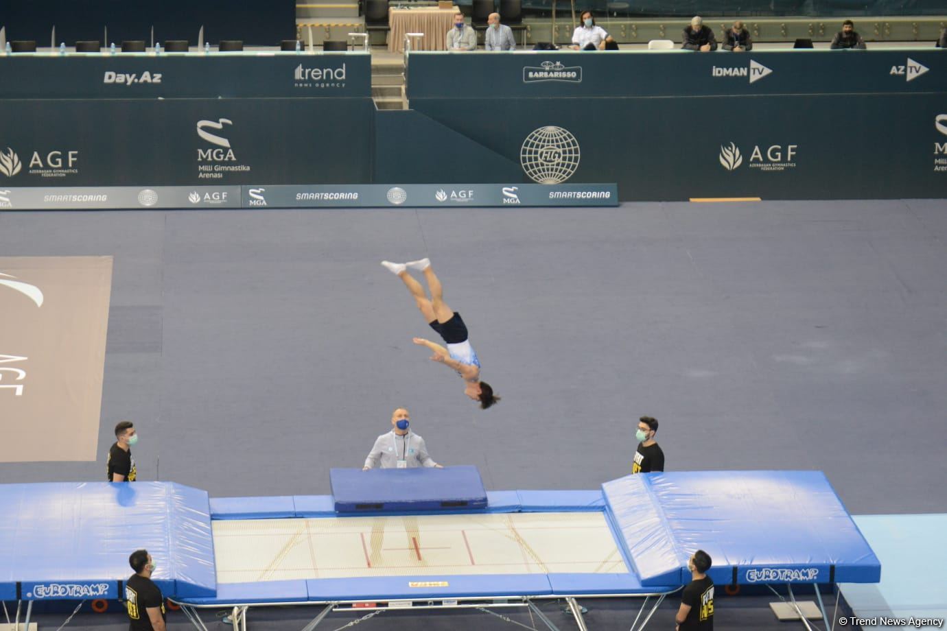 Final day of FIG Trampoline Gymnastics World Cup starts in Baku (PHOTO)