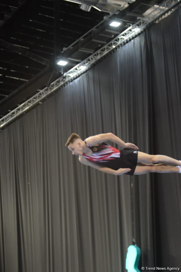 Final day of FIG Trampoline Gymnastics World Cup starts in Baku (PHOTO)