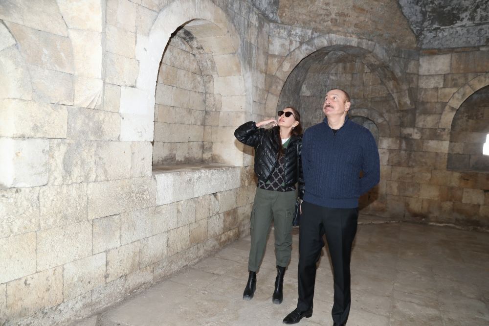 Azerbaijani President Ilham Aliyev, First Lady Mehriban Aliyeva visit Aghdam district (PHOTO/VIDEO)