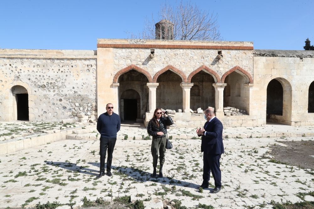 Azerbaijani President Ilham Aliyev, First Lady Mehriban Aliyeva visit Aghdam district (PHOTO/VIDEO)