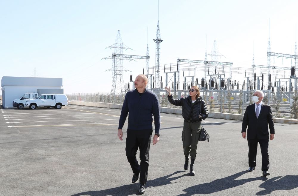 Azerbaijani President Ilham Aliyev, First Lady Mehriban Aliyeva visit Aghdam district (PHOTO/VIDEO)