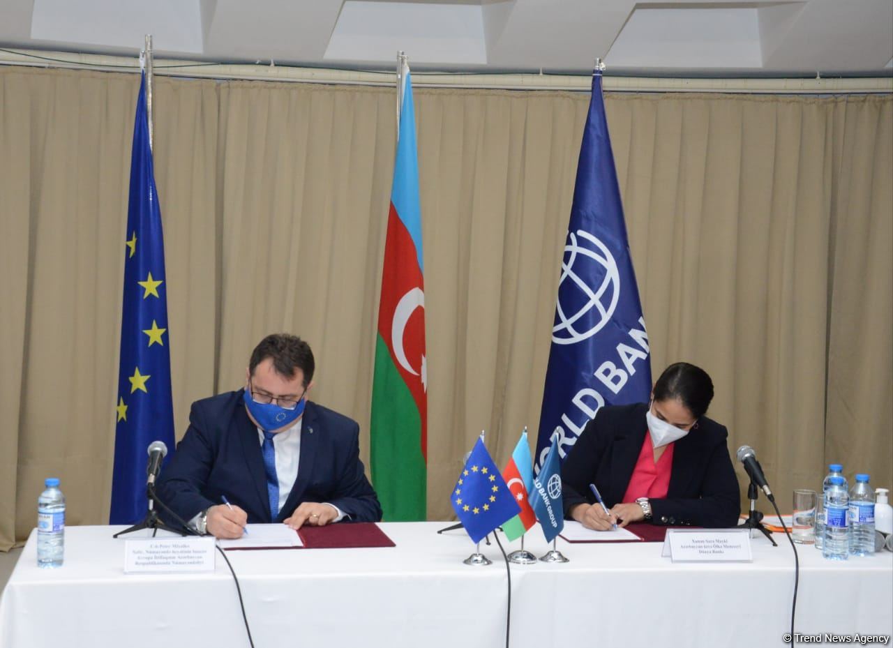 European Union, World Bank sign grant agreement in Azerbaijan (PHOTO)