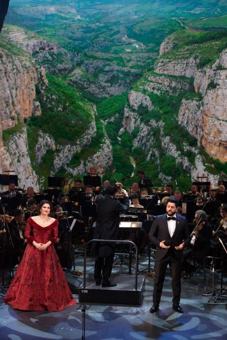 Heydar Aliyev Foundation VP Leyla Aliyeva attends "Music stars of Azerbaijan on Moscow stage"  gala concert (PHOTO)