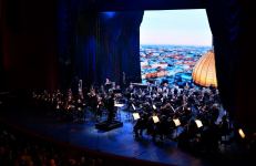 Heydar Aliyev Foundation VP Leyla Aliyeva attends "Music stars of Azerbaijan on Moscow stage"  gala concert (PHOTO)