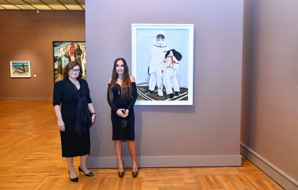 VP of Heydar Aliyev Foundation Leyla Aliyeva views “Works from collection of Tretyakov Gallery” exhibition in Moscow (PHOTO)
