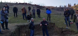 Representatives of foreign, local media are at mass grave site in Azerbaijan's Khojavand (PHOTO)