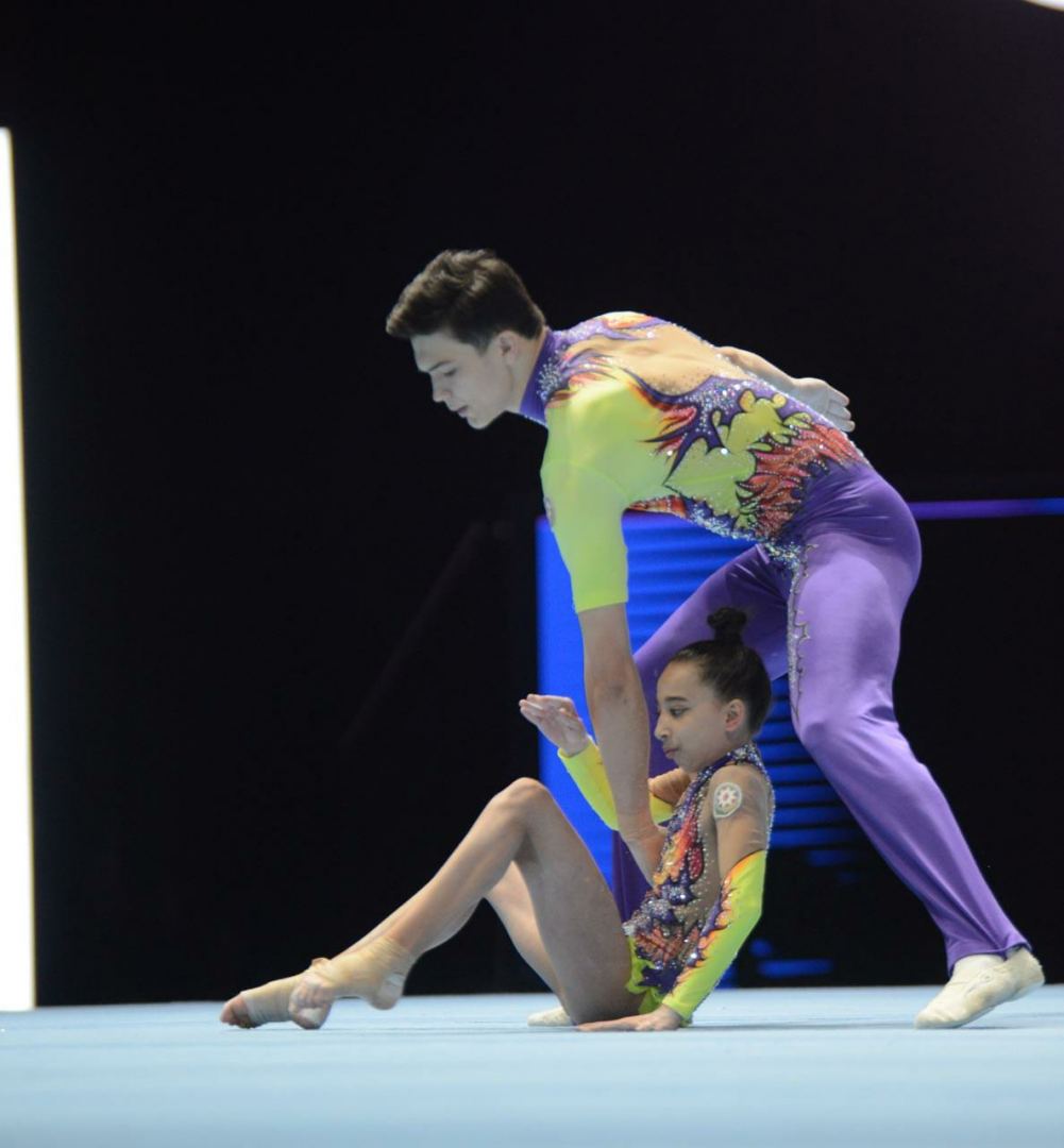 Azerbaijani athletes rank third at 12th FIG Acrobatic Gymnastics World Age Group Competitions (PHOTO)