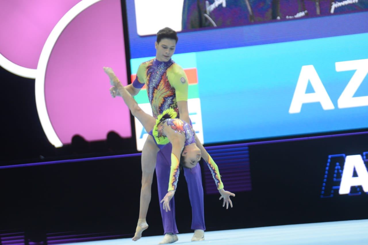 Azerbaijani athletes rank third at 12th FIG Acrobatic Gymnastics World Age Group Competitions (PHOTO)