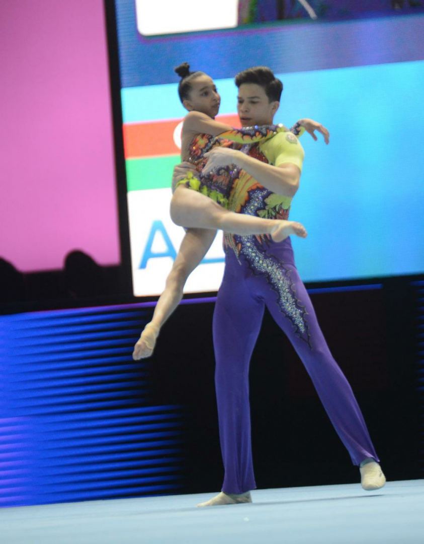 Azerbaijani athletes rank third at 12th FIG Acrobatic Gymnastics World Age Group Competitions (PHOTO)