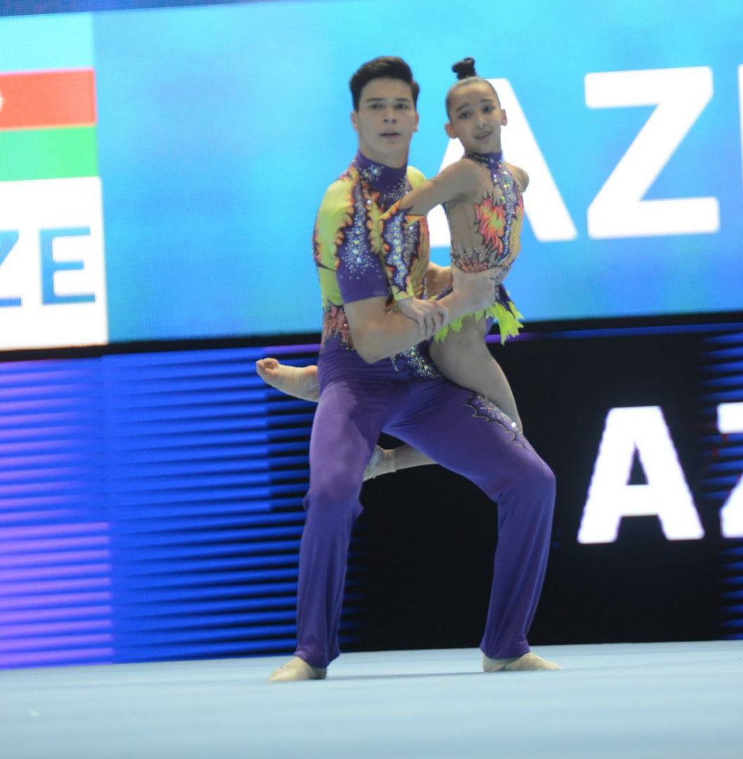 Azerbaijani athletes rank third at 12th FIG Acrobatic Gymnastics World Age Group Competitions (PHOTO)