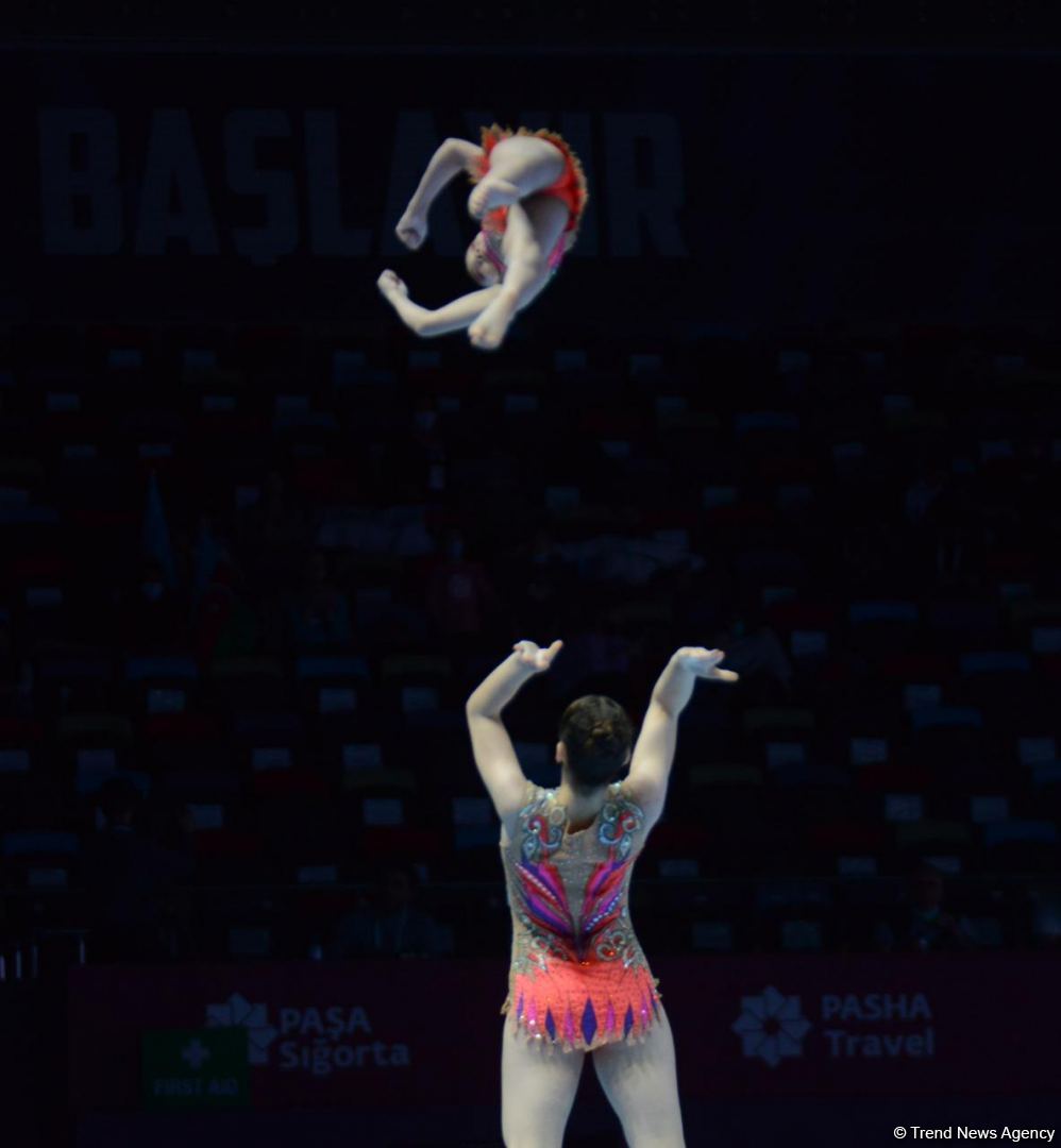 Acrobatic Gymnastics World Age Group Competitions continues in Baku (PHOTO)