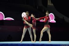 Azerbaijani women's group takes fourth intermediate place at
World Acrobatic Gymnastics Competition (PHOTO)