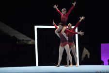 Azerbaijani women's group takes fourth intermediate place at
World Acrobatic Gymnastics Competition (PHOTO)