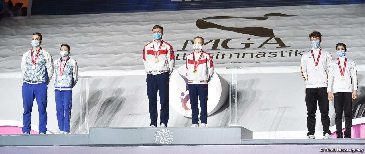 Baku hosts awards ceremony for winners of 12th FIG Acrobatic Gymnastics World Age Group Competitions (PHOTO)