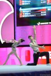 Azerbaijani gymnasts demonstrate balance exercise at World Championships in Baku (PHOTO)