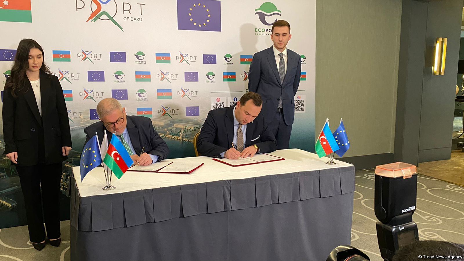 Azerbaijan's Baku Port and Spain's Barcelona Port sign agreement (PHOTO)