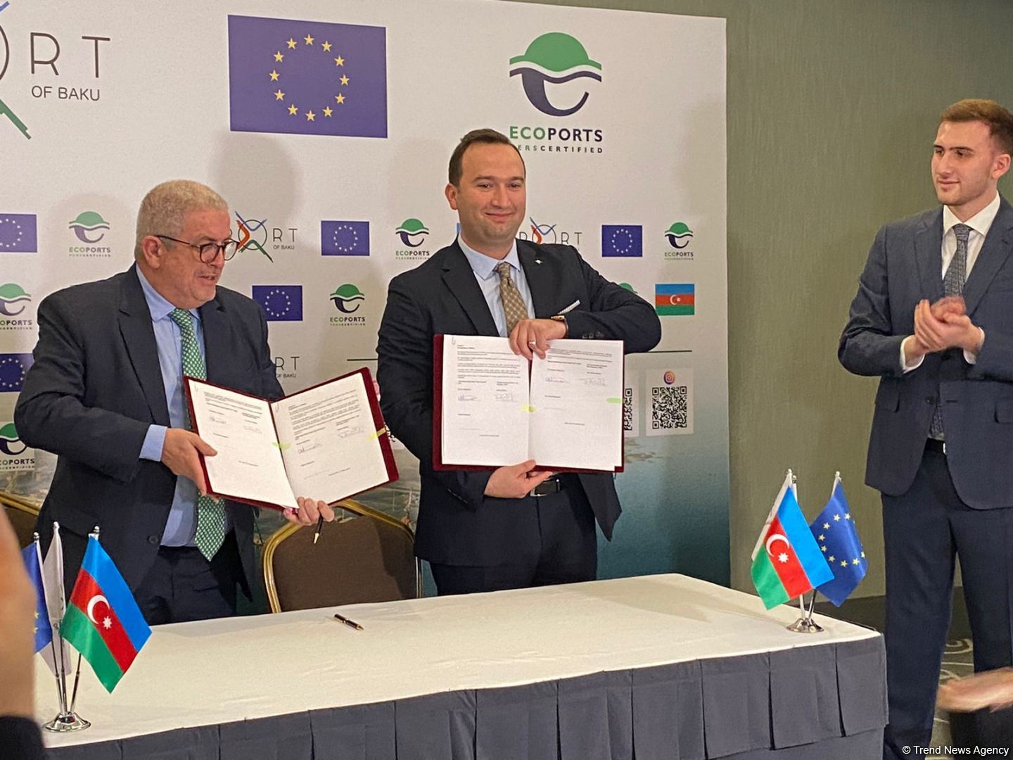 Azerbaijan's Baku Port and Spain's Barcelona Port sign agreement (PHOTO)